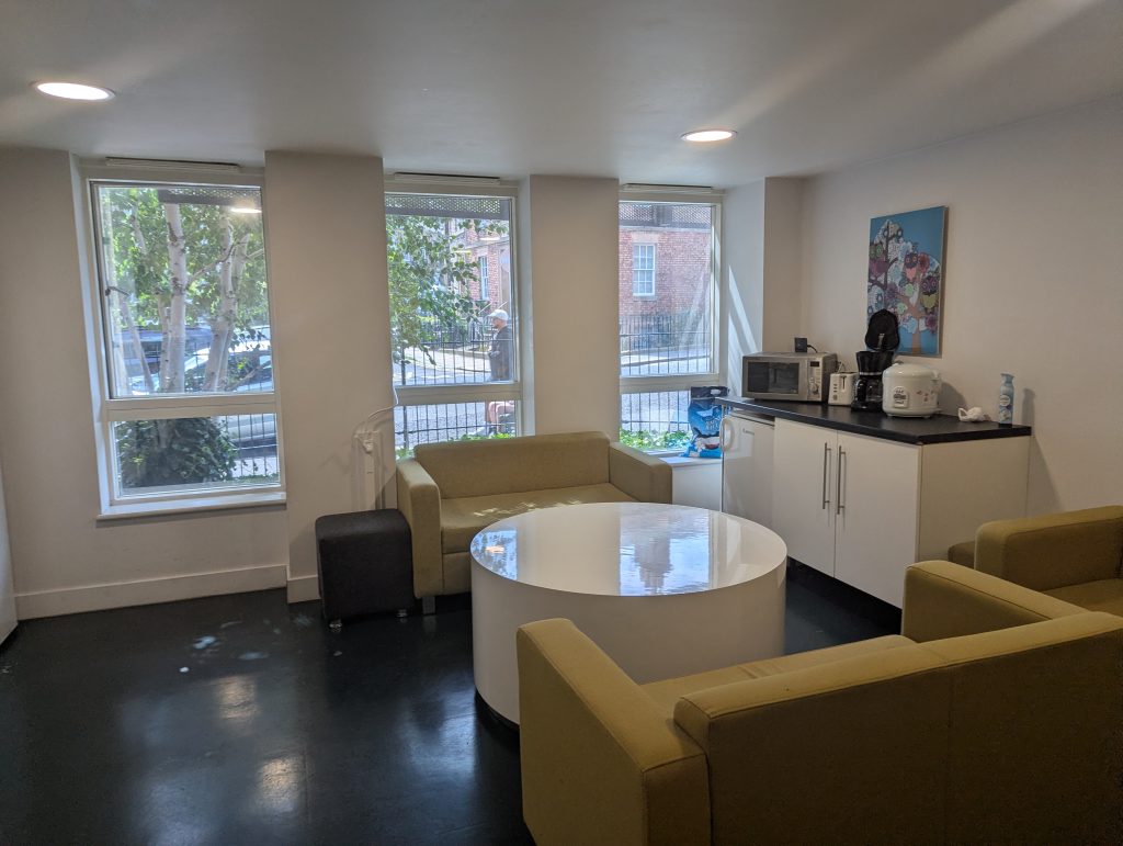 Newcastle accommodation common room 2